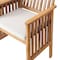 Alaterre Furniture Bristol Acacia Wood Outdoor Double Seat Bench with Attached Table ANBR01ANO - alternate 5